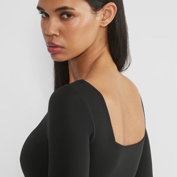 contour squareneck longsleeve bodysuit - Picture 3 of 4